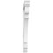 Ekena Millwork Standard Olympic Architectural Grade PVC Bracket with Traditional Ends, 3"W x 36"D x 36"H BKTP03X36X36OLY01 - alternate 2